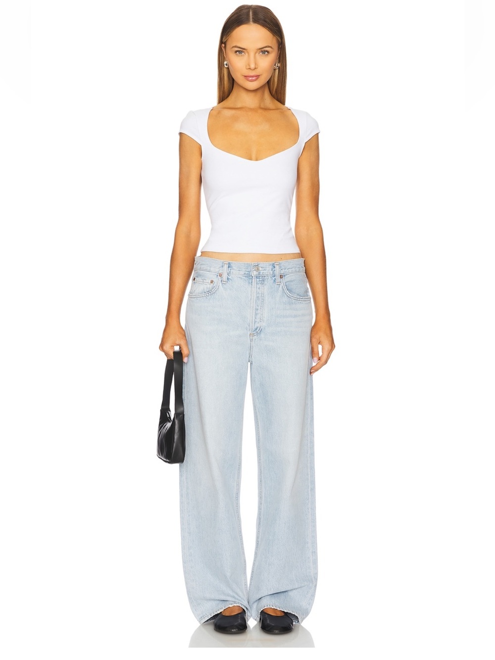 Revolve Agolde Low Slung Baggy Jeans in Fragment